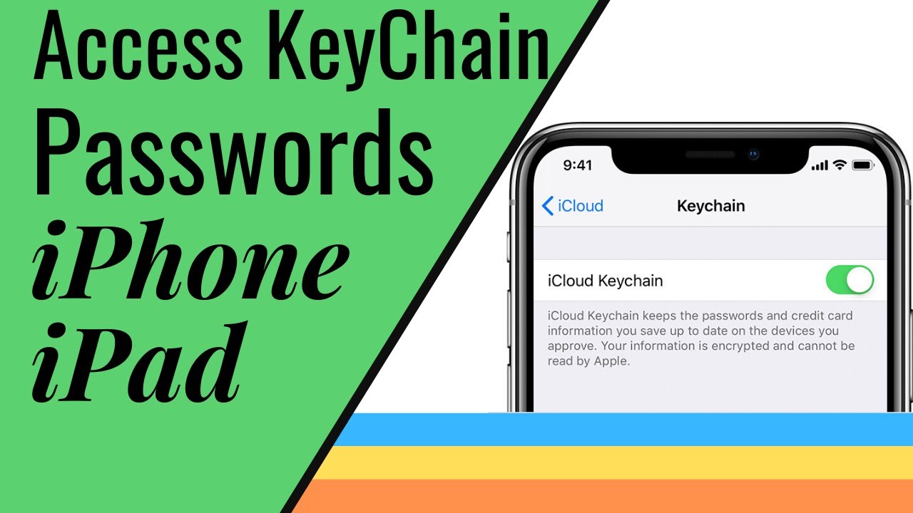 How To Access Update N Recover Your Keychain Passwords On Your Iphone How To Access Update N Recover Your Keychain Passwords On Your Iphone