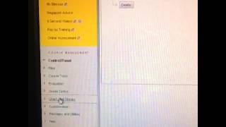 View your class list in blackboard