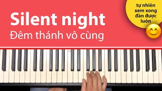 Hướng dẫn đàn piano Silent Night-Đêm Thánh Vô Cùng❤️ Silent Night piano tutorial ❤️ HPi-50