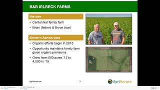 Bryce Irlbeck Webinar with Iowa Organic Association (IOA)