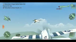 PESWAT PILOT AS VS PESAWAT PILOT JEPANG PILOT AS  MISI MENYERANG  PILOT JEPANG