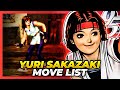 YURI SAKAZAKI MOVE LIST - The King of Fighters '95 (KOF95)