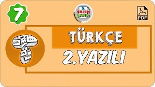 7. Sınıf Türkçe | 1. Dönem 2. Yazılıya Hazırlık