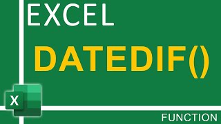 How To Use Excel DateDif Function | Excel Excel Tutorial for Everyone