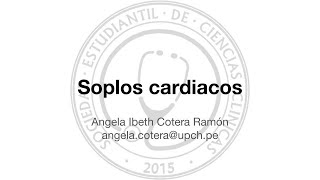 Soplos cardiacos