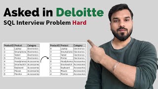 Deloitte SQL Interview Problem - Level Hard