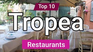 Top 10 Restaurants to Visit in Tropea | Italy - English