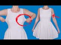 How to downsize the dress without any special sewing skills!