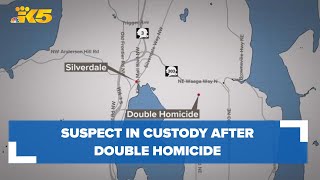 Suspect in custody after double homicide in Kitsap County