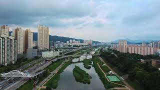 Around Geumcheon gu Office Station (금천구청 역 근처, 드론, 영상, 4K)