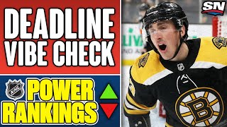 Trade Deadline VIBE CHECK! | NHL Power Rankings