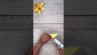 Kusudama Paper Flower #shorts #youtubeshorts #origami #paperflower #papercraft #kidscraft #kusudama