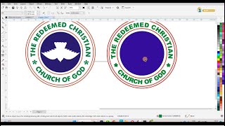 How to create RCCG official logo.