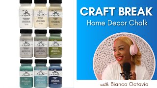 Craft Break: FolkArt Home Decor Chalk