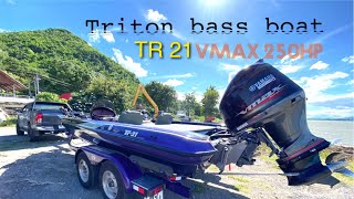 เรือแบส  “ Triton Tr 21 “ YAMAHA VMAX 250 HP