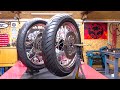 Harley Sportster, Brand New Tyres, and 'Static Wheel Balance' !