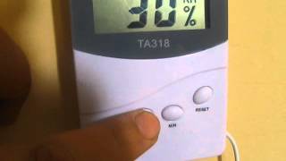 Higrómetro Termómetro Digital, Mide La Temperatura En Dos Ambientes - tienda8.cl