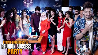 Bigg Boss 18 Reunion Cake Cutting Success Party | Munawar,Vivian, All Bigg Boss contestants