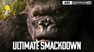 King Kong vs V. Rex Fight for 1 HOUR Straight | 4k HDR