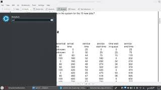 07 Single Server Single Queue Example