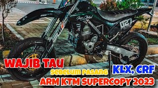 PEMASANGAN SWING ARM REPLIKA KTM SUPERCOPY 2023 MODEL TERBARU DI KLX