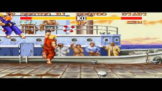 sfc-Street Fighter 2 turbo-快打旋風2-gameplay