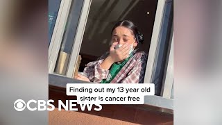 Barista finds out her sister is cancer-free while taking order from mom