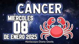 💪🔥AGÁRRATE FUERTE! FORTUNA Y ÉXITO COMO NUNCA❗️🤑 cáncer ♋ Horóscopo diario 8 DE ENERO 2025 🔮 #new