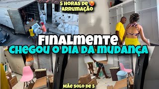 CHEGOU O DIA DA MUDANÇA PARA NOSSA CASA PRÓPRIA🏠🙌🏼| MORANDO SOZINHA COM 5 FILHOS|