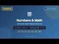 Python Tutorial for Beginners #4 - Numbers & Math (All 7 Operators, Math Module, Built-ins)