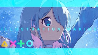 イラストメイキング - Illustration making ブルーアーカイブ アロナ  Blue Archive Arona