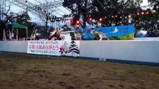 九州がっ祭、火の国よさこい祭り 2017  決勝演舞  北海道大学縁