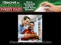 dr. morgenstern warren oh chiropractor explains secret to relieving wrist pain