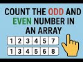 Count Odd and Even Numbers in an Array | Java Programming | Easy Explanation