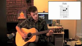 Chords - A minor (guitar lesson + TAB)