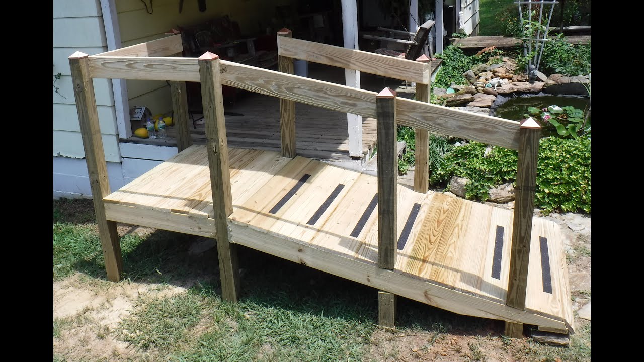 How To Build A Wood Wheelchair Ramp - Builders Villa