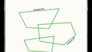 Polygons visualization algorithm