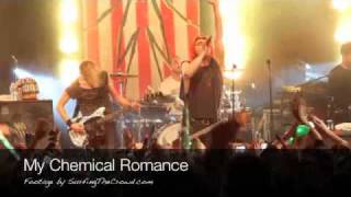 My Chemical Romance performing Planetary Go live in Hollywood, California 11/22/10.