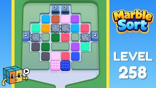 Marble Sort Level 258 Walkthrough Solution