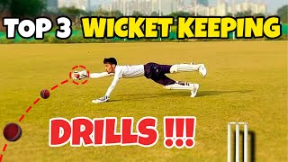 WICKET KEEPING ON FAST BOWLERS LIKE MS DHONI🔥 | IMPROVE DIVING CATCHES