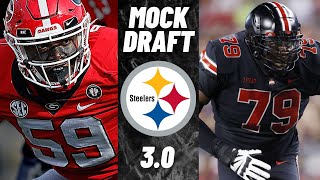 CRAZY Pittsburgh Steelers 2023 NFL Mock Draft 3.0