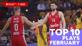 Top 10 Plays | February | 2022-23 Turkish Airlines EuroLeague