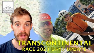 THE TRANSCONTINENTAL RACE 2023 DAY 7 UPDATE: 3 way race for women's podium, Strasser maintains lead.