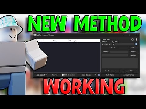 How to Use Roblox Account Manager – (NEW METHOD) Multiple Roblox Accounts EASY!
