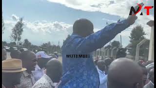 RUTO IN SHOCK AS WAMUNYORO LEADERS ARRIVING AHEAD OF GACHAGUA NATION ADDRESS LIKE KINGS