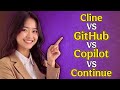 Continue.dev vs GitHub Copilot vs Cline 2026 – Which AI Coding Assistant Wins?