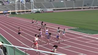 2012 第91回関東インカレ 女子1部 4X100mR 予選1組