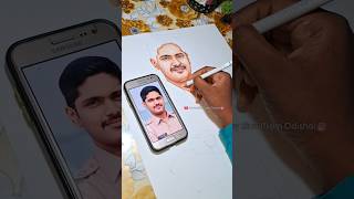 🤩 ଏ ଚଲାବାଟେ ଫୁଲ ଗୋଟେ କଣ୍ଟା ଗୋଟେ Order Work Police Man Drawing #odia #shorts