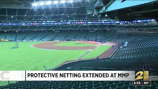 Protective netting extended at MMP