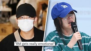 RM EMOTIONAL AS SONGS LEAKED! Min Hee Jin LEAKS RM's Right Place Wrong Person &